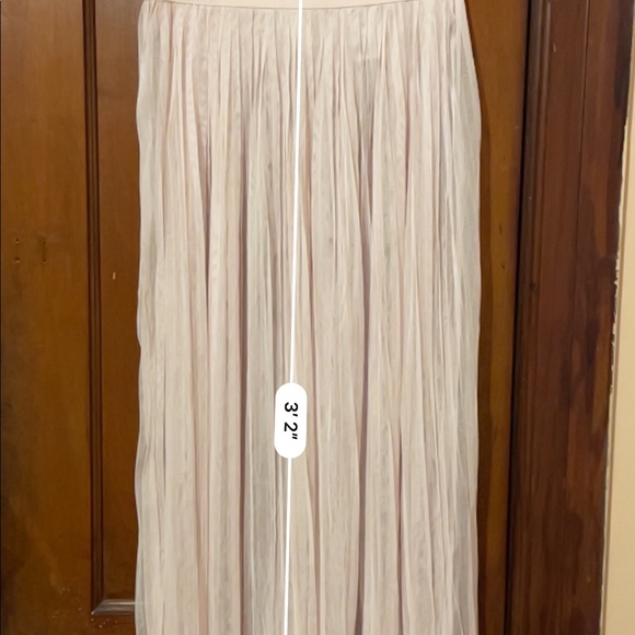 Baby pink tulle pleated maxi skirt 🌸 - Picture 3 of 3